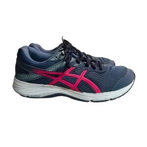 ASICS GEL-Contend 6 Running Shoes Blue Pink Glo, Womens Size 10